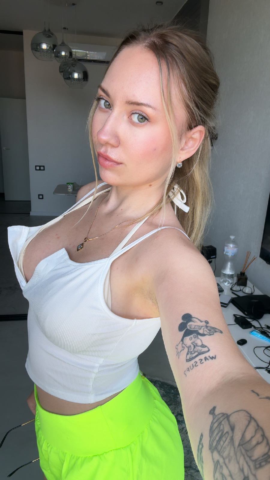 KateV in her underwear in Kawaguchi